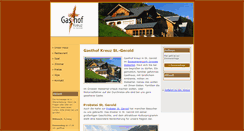 Desktop Screenshot of gasthaus-kreuz.com