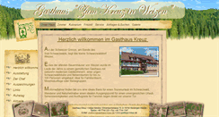 Desktop Screenshot of gasthaus-kreuz.de